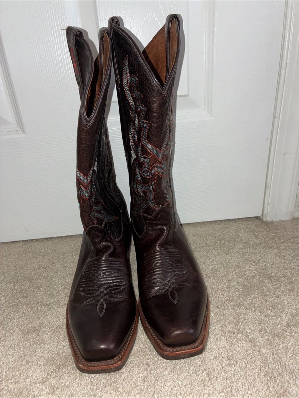 Almost New Vintage Tony Lama Cowboy Boots Size 9D